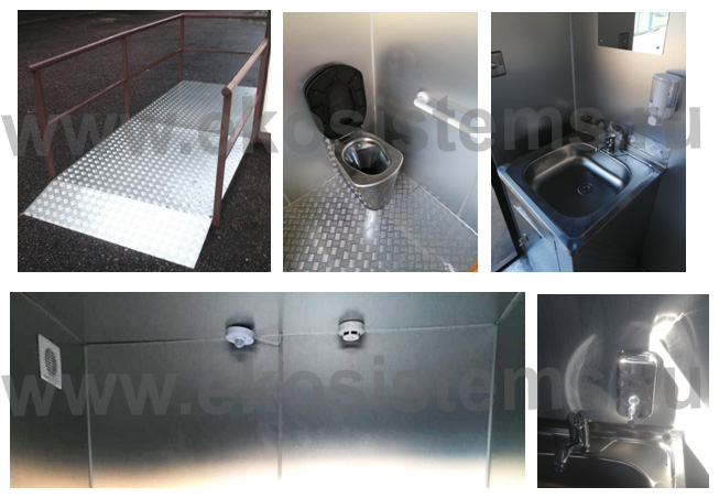 картинка Автономный туалетный модуль "АТМ-2МЖ1И" (два отд. М/Ж, одно отд. ММГН и одно отд. ТЕХНИЧЕСКОЕ) автономные туалетные модули