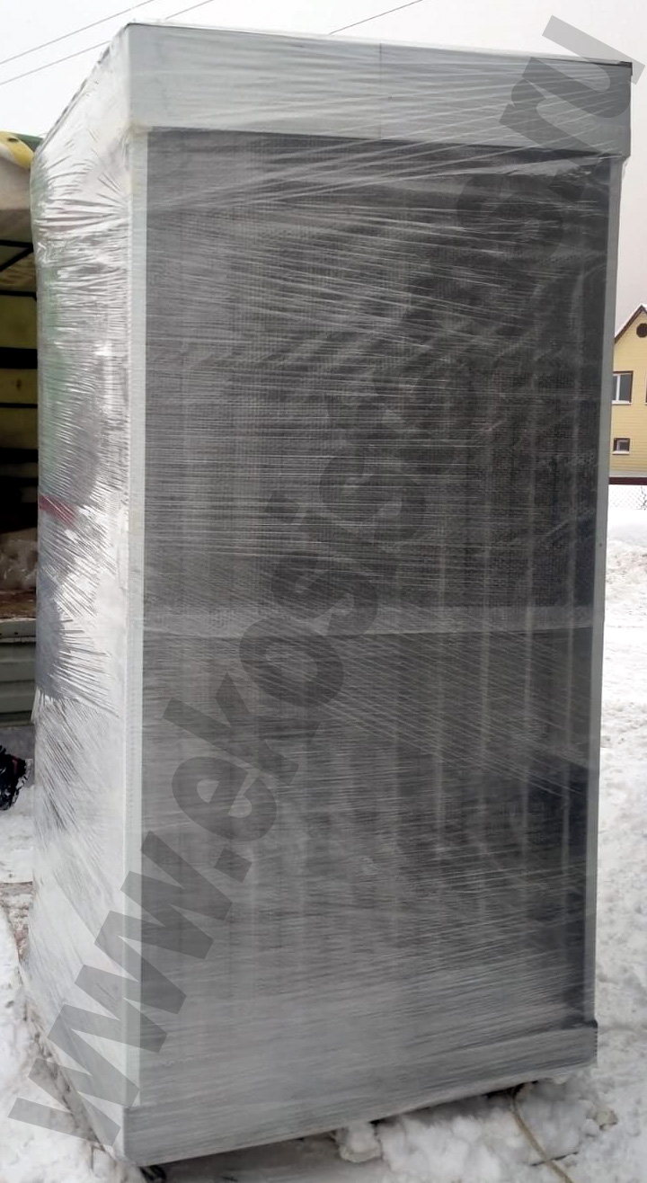 картинка Теплая автономная туалетная кабина Арктика-1080х1080х2300 с пластиковым, литым, пластиковым умывальником 30 л. от магазина Одежда+